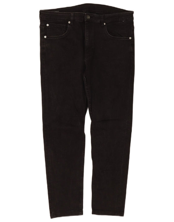 Zara muške uske traperice EU 46 XL W36 L28 crne
