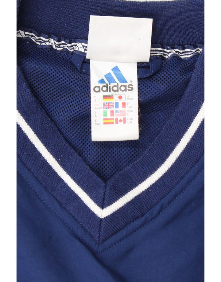 Adidas muška jakna trenirka UK 44/46 velika tamnoplava