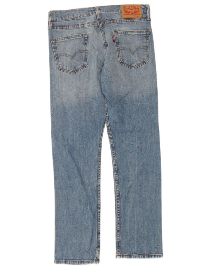 Levi's muške 504 ravne traperice W30 L30 plavi pamuk