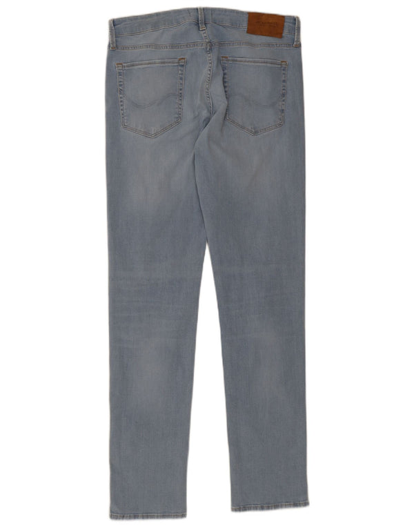 Jack & Jones muške uske traperice W34 L32 plavi pamuk