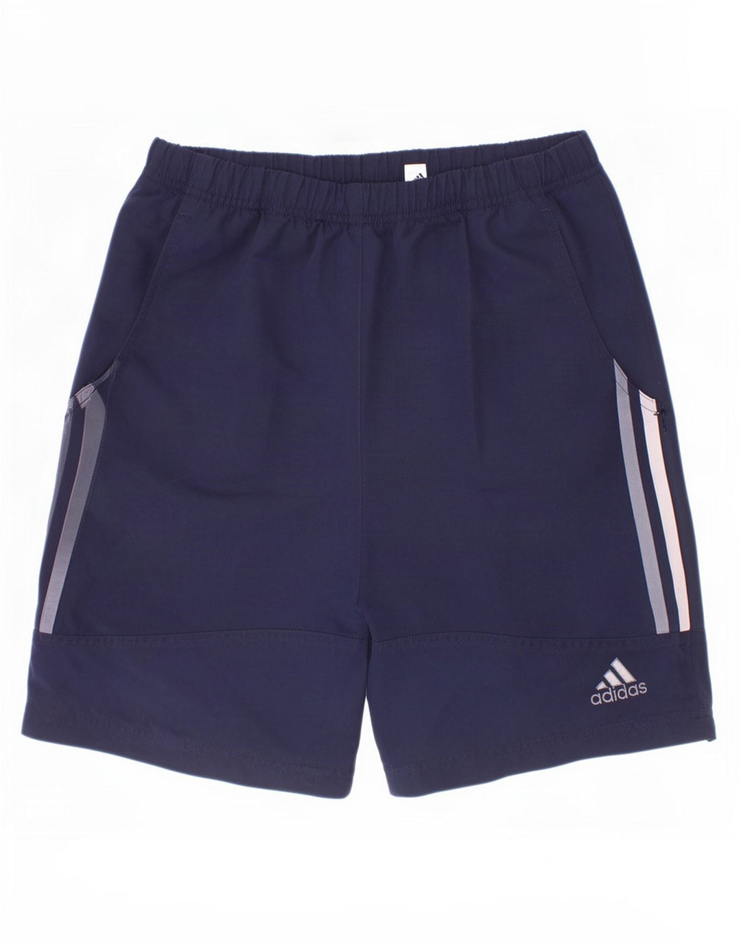 Sportske kratke hlače Adidas za dječake 11-12 godina tamnoplavi poliester