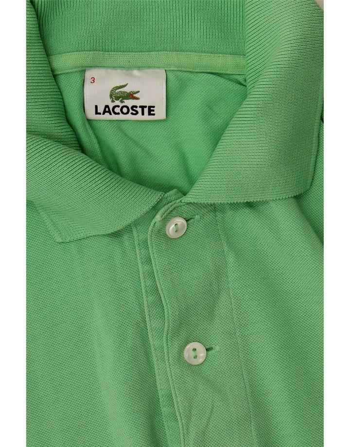 LACOSTE Mens Polo Shirt Size 3 Small Green Vintage Lacoste and Second-Hand Lacoste from Messina Hembry 