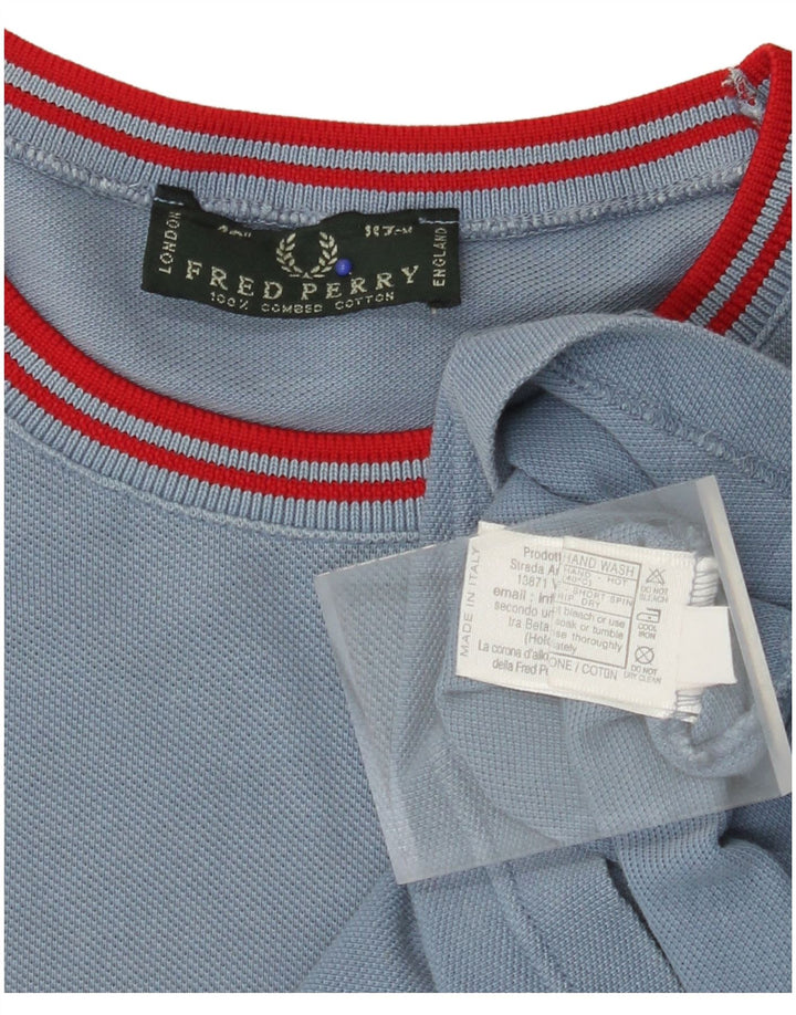 FRED PERRY Muška majica kratkih rukava Velika plava pamučna majica