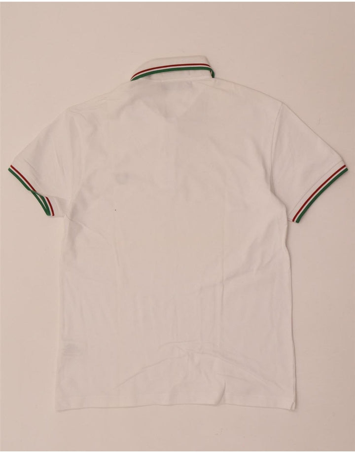 Fred Perry muška lagana i rastezljiva polo majica Srednje bijeli pamuk