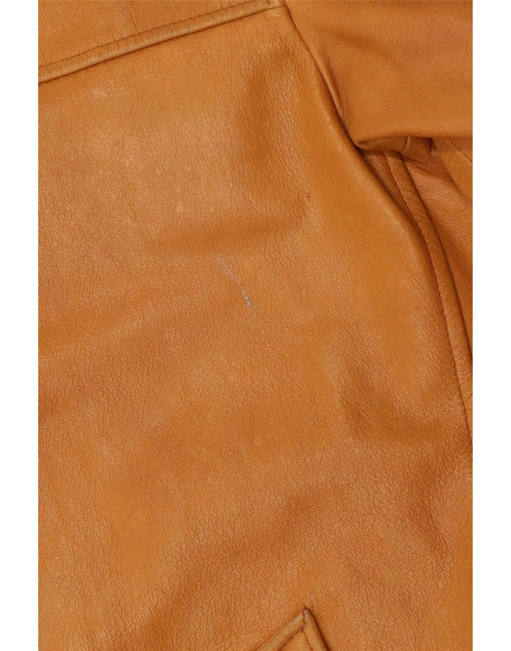 Steve Madden muška kožna jakna UK 42 XL bež koža