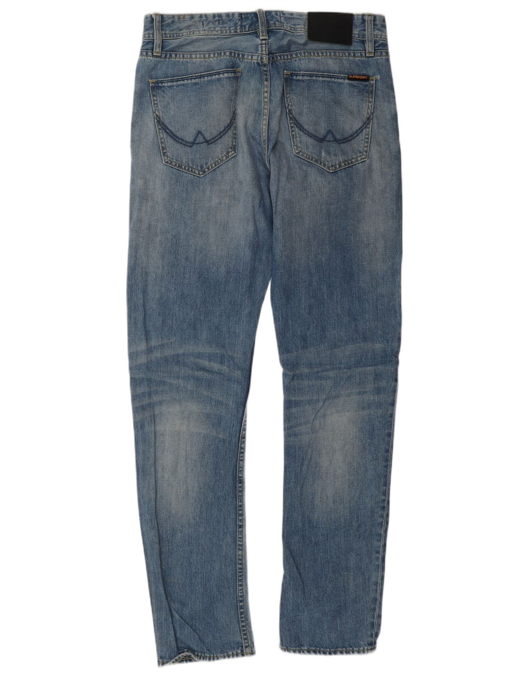 Superdry muške široke traperice W30 L32 plavi pamuk