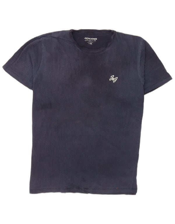 Jack & Jones muška majica kratkih rukava XL tamnoplavi pamuk