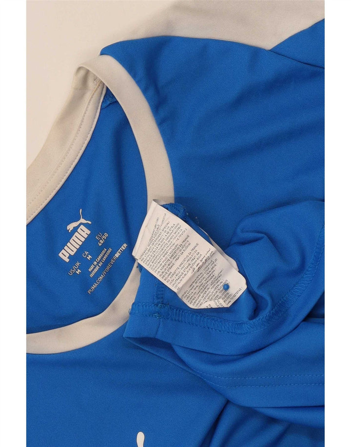 Puma majica kratkih rukava Medium Blue Colourblock Polyester