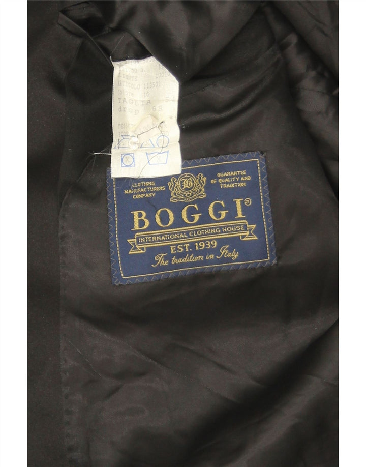 Boggi muška jakna sa 1 dugmetom IT 54 2XL crna