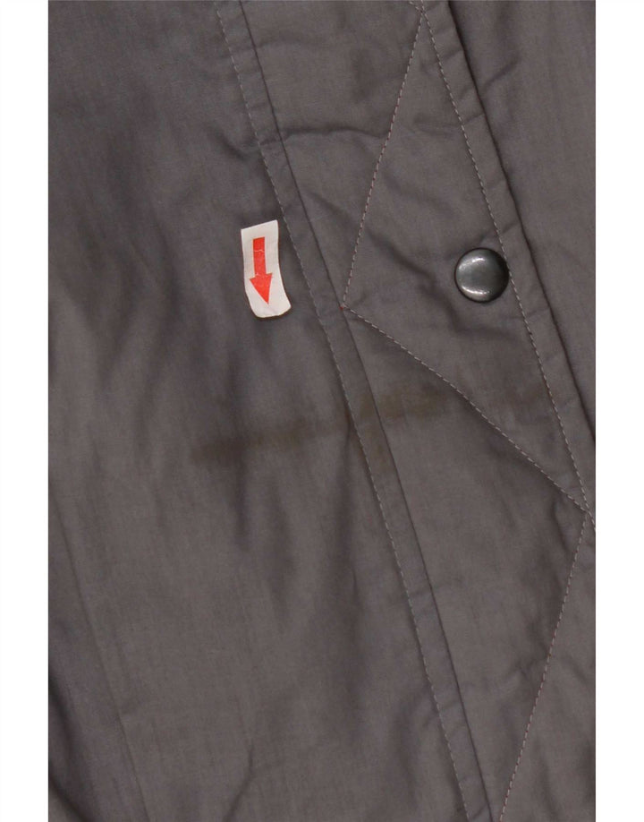 Vintage ženska prevelika vojna bomber jakna IT 48 XL tamnoplava