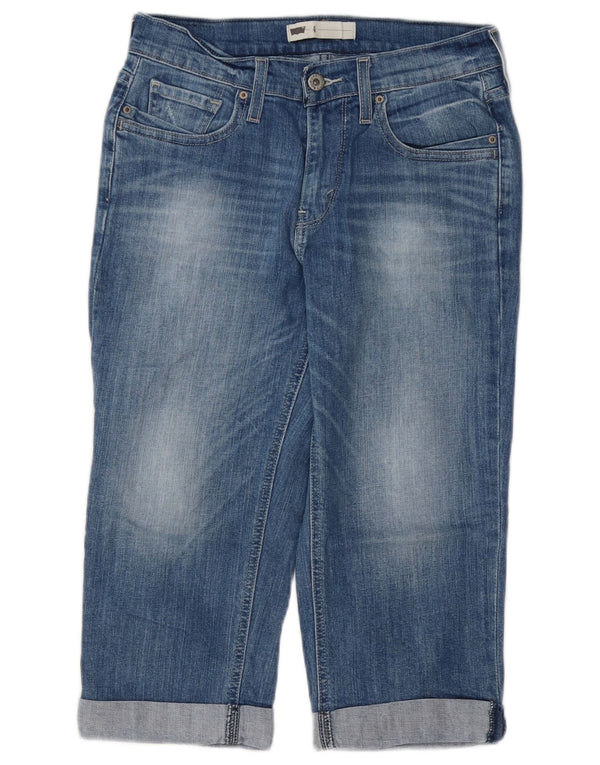 LEVI'S ženske Capri traperice US 4 male W27 L18 plavi pamuk