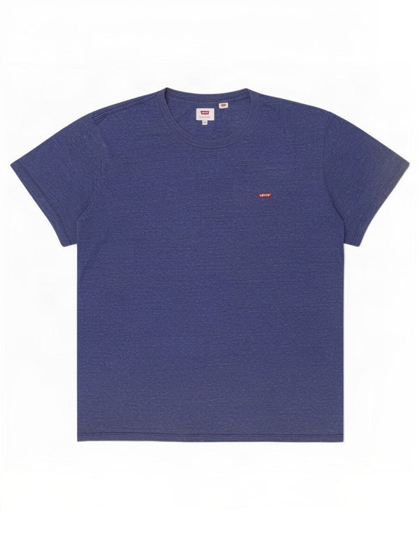Levi's muška majica kratkih rukava XL plavi flekasti pamuk