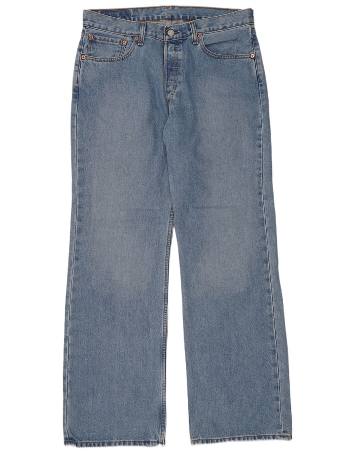 Levi's muške 527 Bootcut traperice W34 L32 plavi pamuk