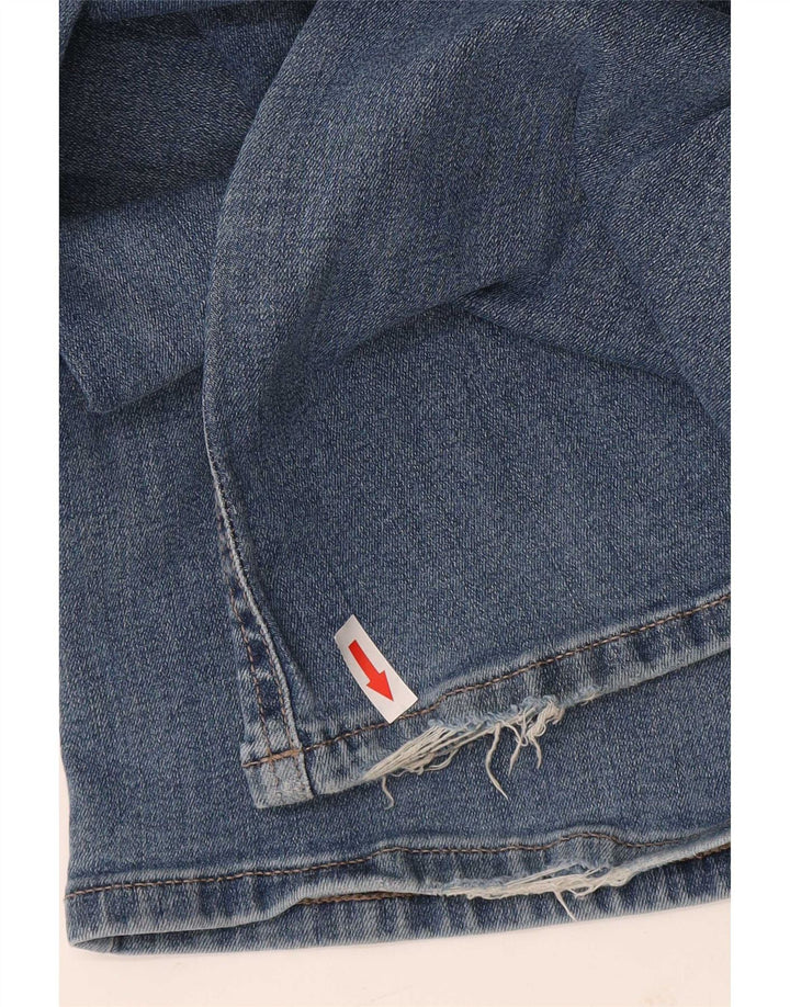 Dkny ženske lepršave traperice W27 L31 plavi pamuk