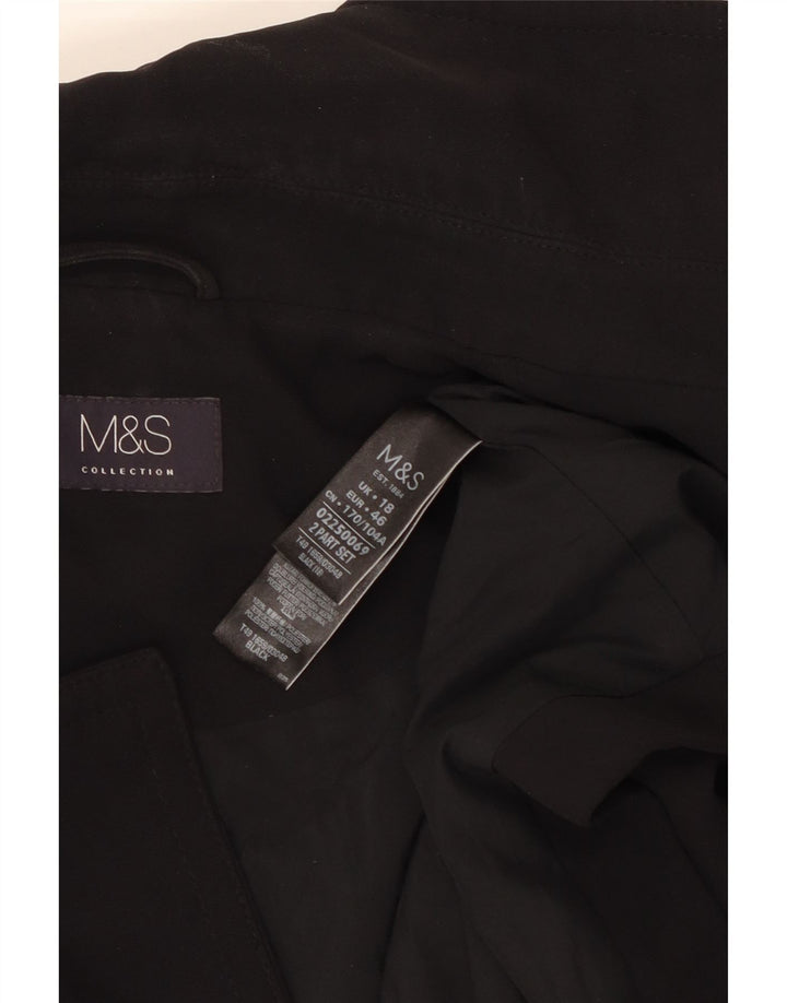 Marks & Spencer ženska duga jakna bez rukava UK 18 XL crna