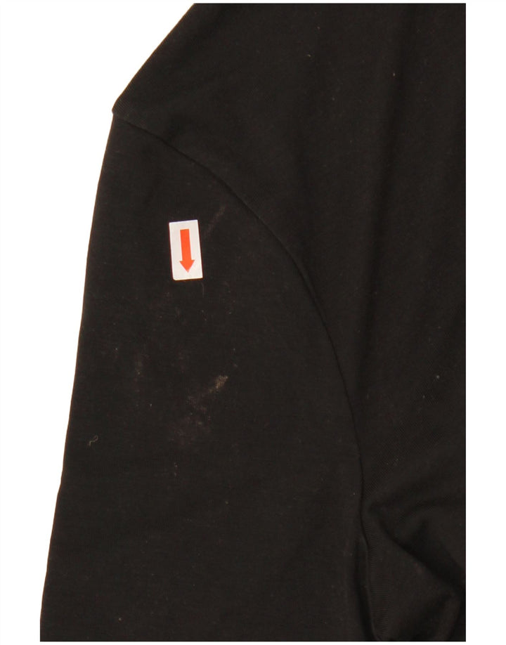 Tommy Hilfiger ženska majica dugih rukava s grafikama UK 14 Srednje crni poliester