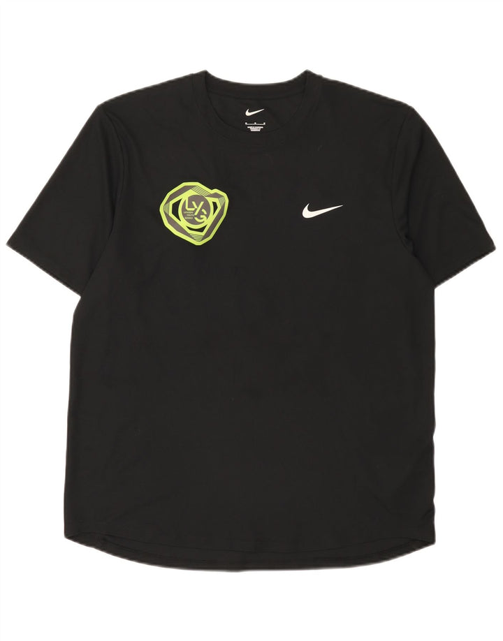 Nike Muška majica kratkih rukava srednje veličine crni poliester