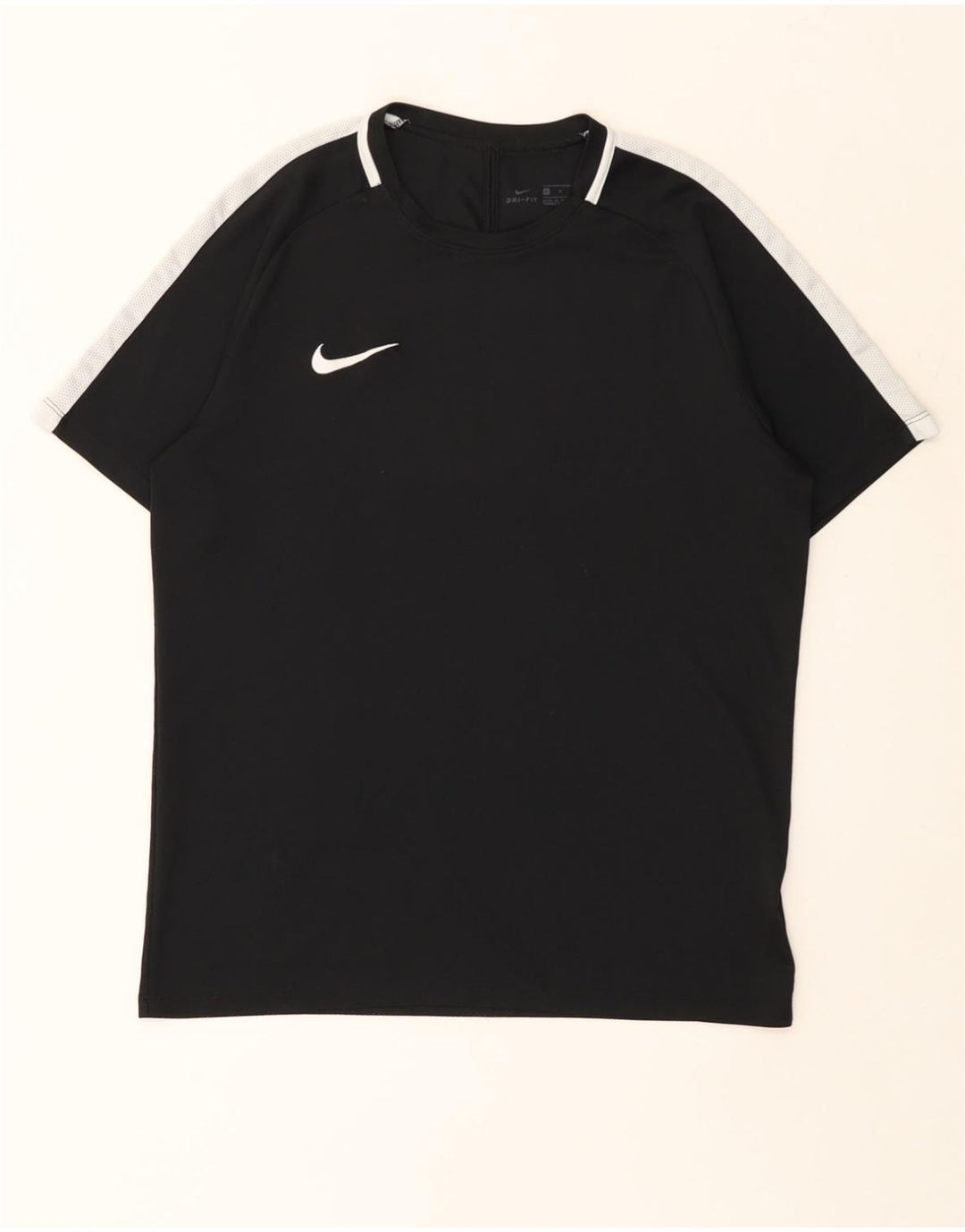 NIKE ženska majica kratkih rukava Dri Fit UK 16 velika crna poliesterska boja