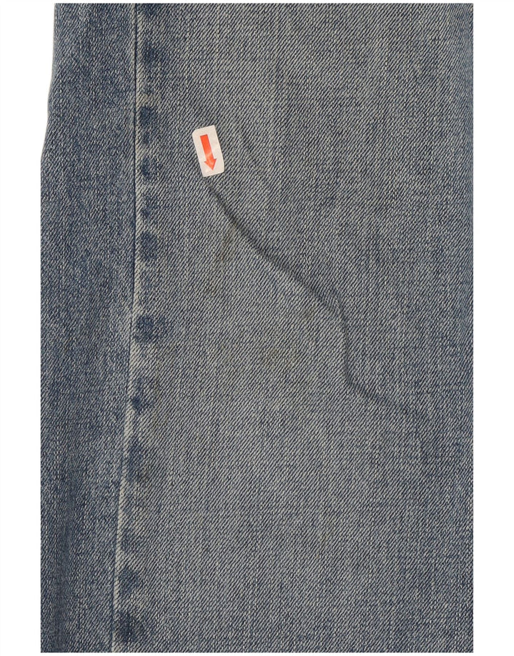 Ženske traperice Hollister Bootcut W30 L32 plavi pamuk