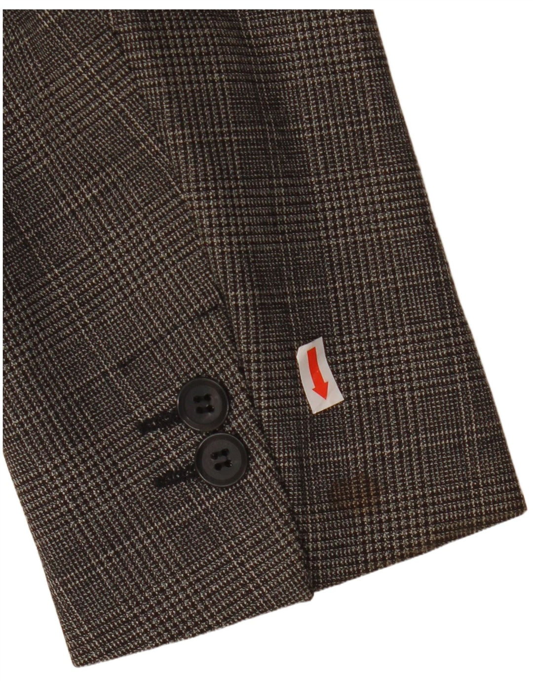 ZARA muška jakna sa blejzerom s jednim gumbom EU 50 srednje sivi poliester s ptičijim zubima