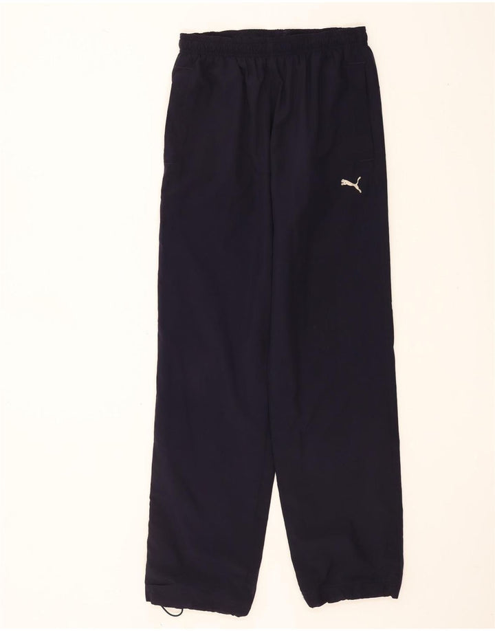 PUMA Mens Tracksuit Trousers Small  Navy Blue Polyester Vintage Puma and Second-Hand Puma from Messina Hembry 