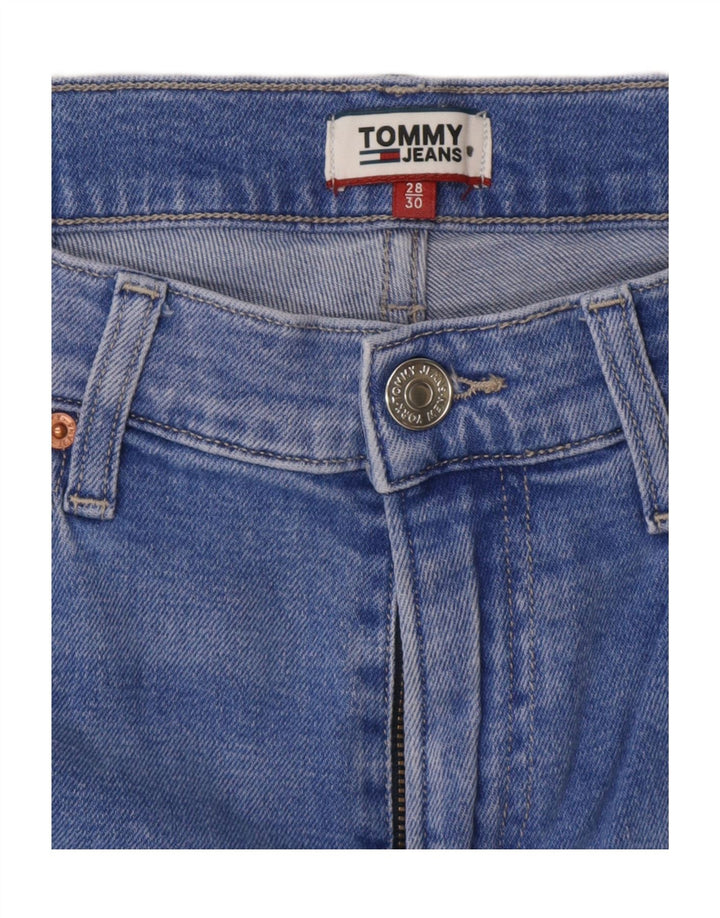 TOMMY HILFIGER Ženske uske traperice W28 L26 Plavi pamuk