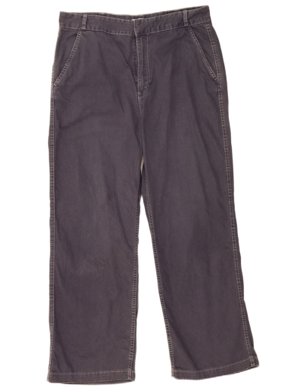 Zara ženske ravne chino hlače EU 42 Large W32 L29 tamnoplave