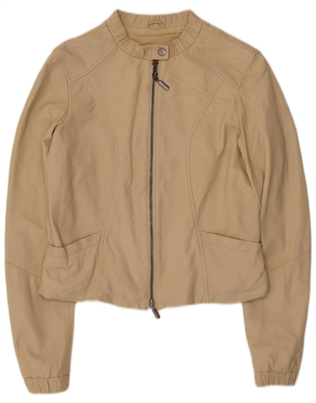 CONBIPEL ženska kožna jakna IT 42 srednje bež koža