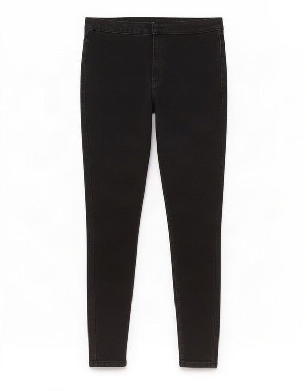 Marks & Spencer ženske super uske traperice UK 16 Large W30 L29 crni pamuk