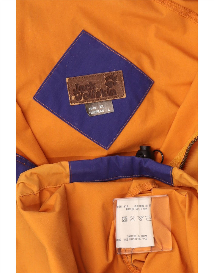 Jack Wolfskin muška anorak jakna s kapuljačom UK 42 XL žuti poliester