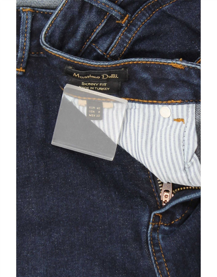 Ženske uske traperice Massimo Dutti EU 40 srednje W30 L29 tamnoplave