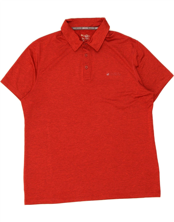 MOUNTAIN WAREHOUSE Mens Polo Shirt XL Red Polyester Vintage Mountain Warehouse and Second-Hand Mountain Warehouse from Messina Hembry 