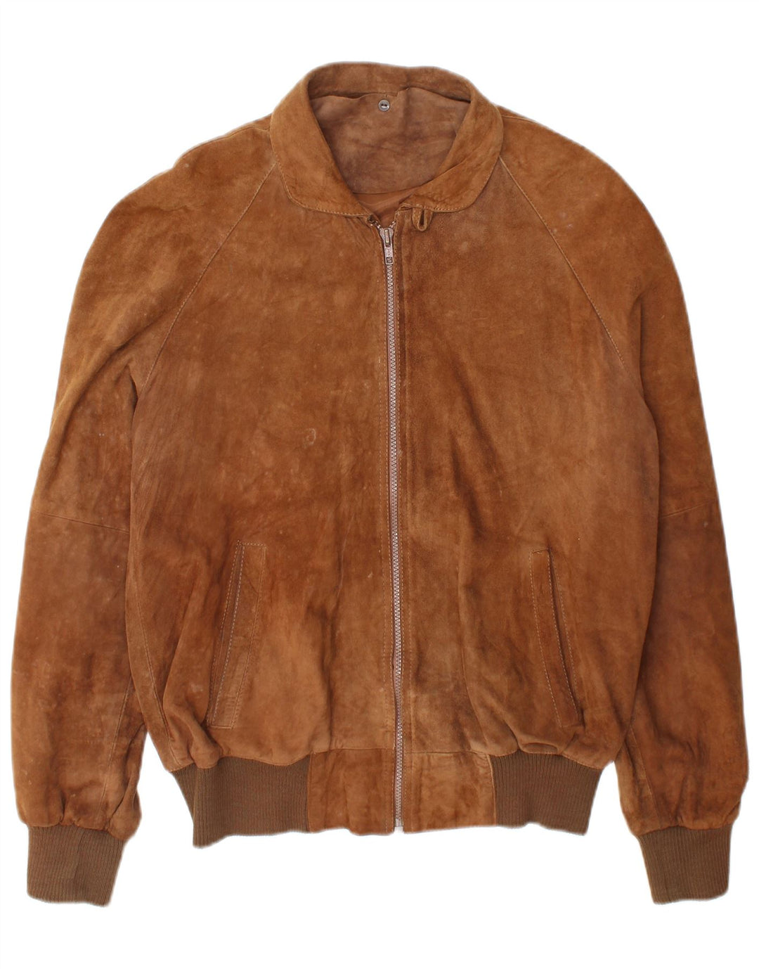 Vintage muška bomber jakna od brušene kože IT 50 Large Brown
