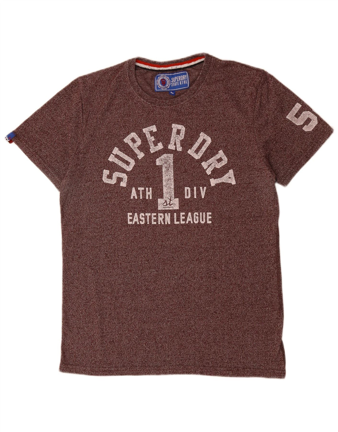 SUPERDRY muška majica kratkih rukava s grafikama, veliki ljubičasti flekasti pamuk