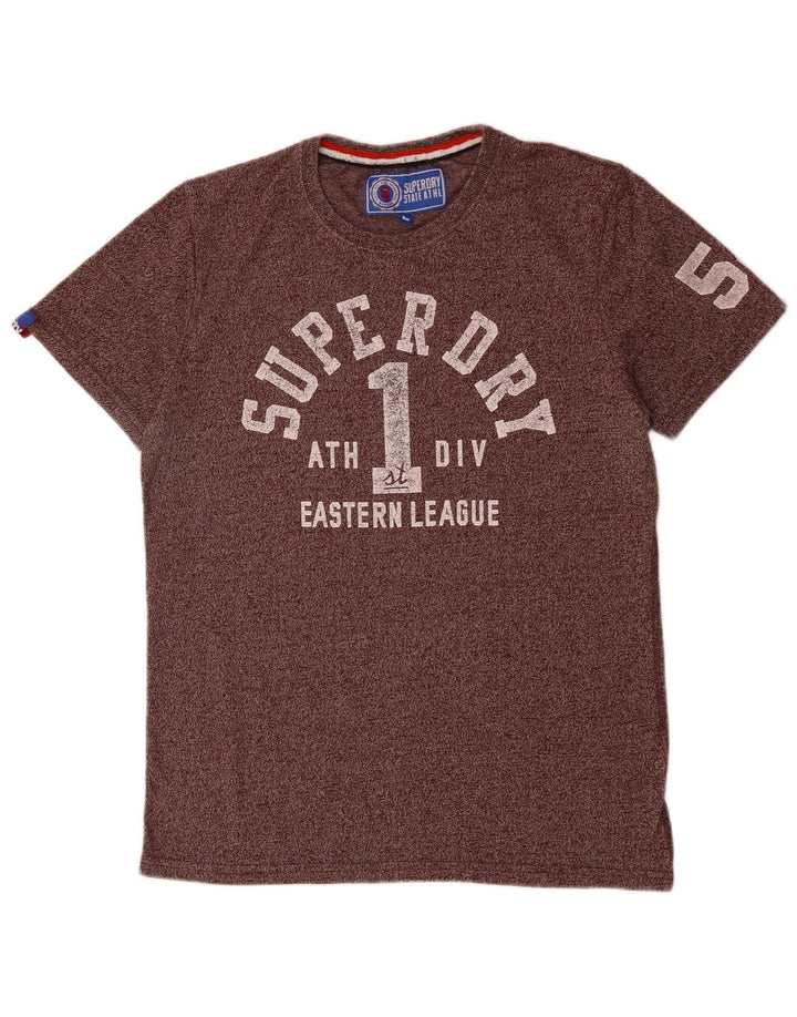 SUPERDRY muška majica kratkih rukava s grafikama, veliki ljubičasti flekasti pamuk