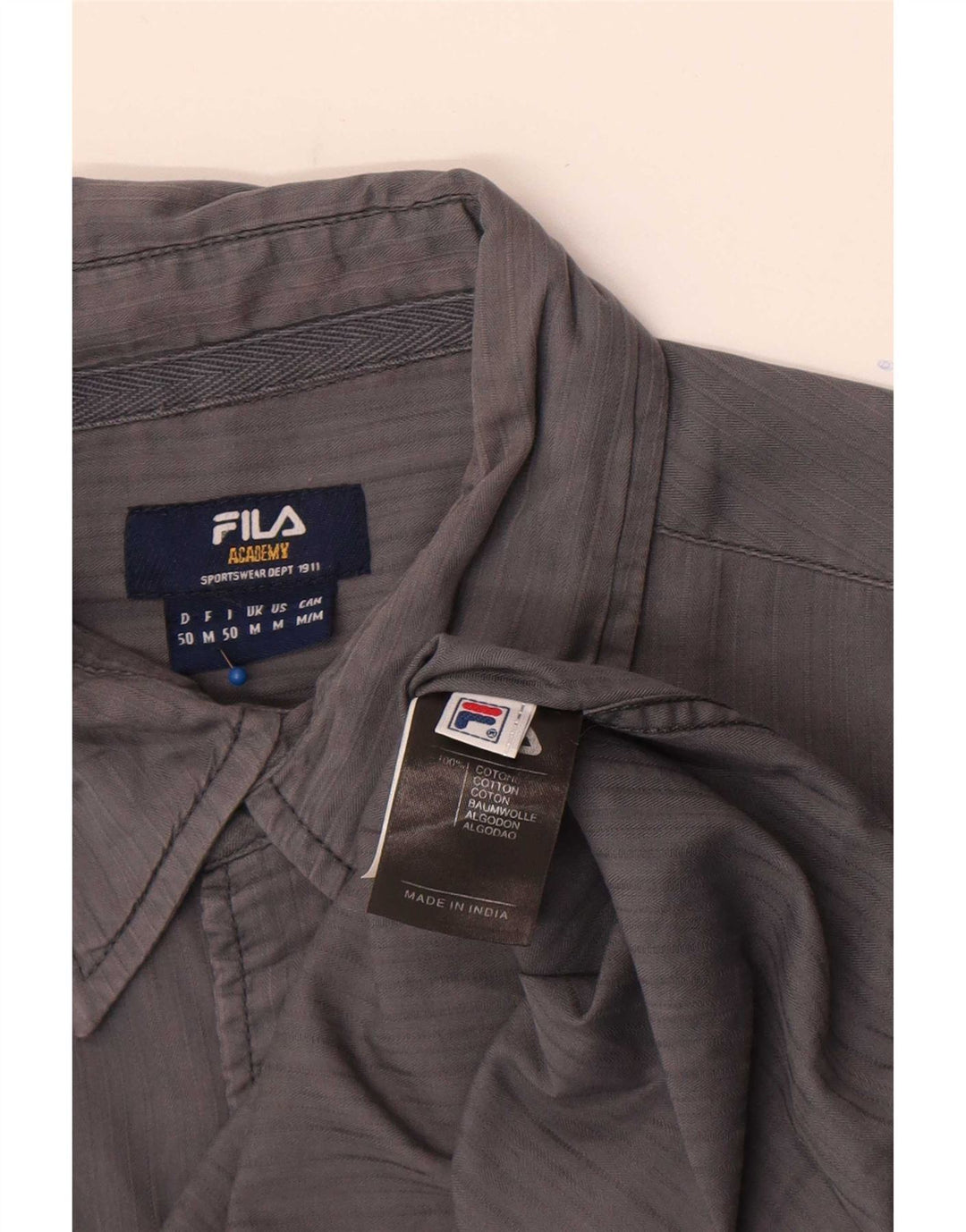 Fila muška košulja srednje sivi pamuk