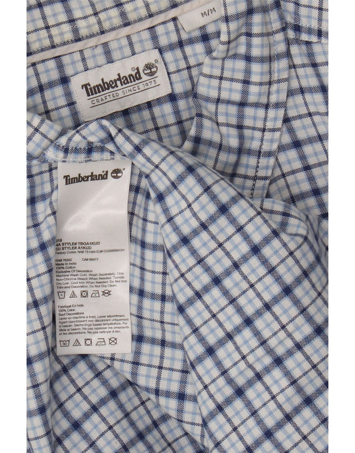 Timberland muška košulja Srednje plavi karirani pamuk