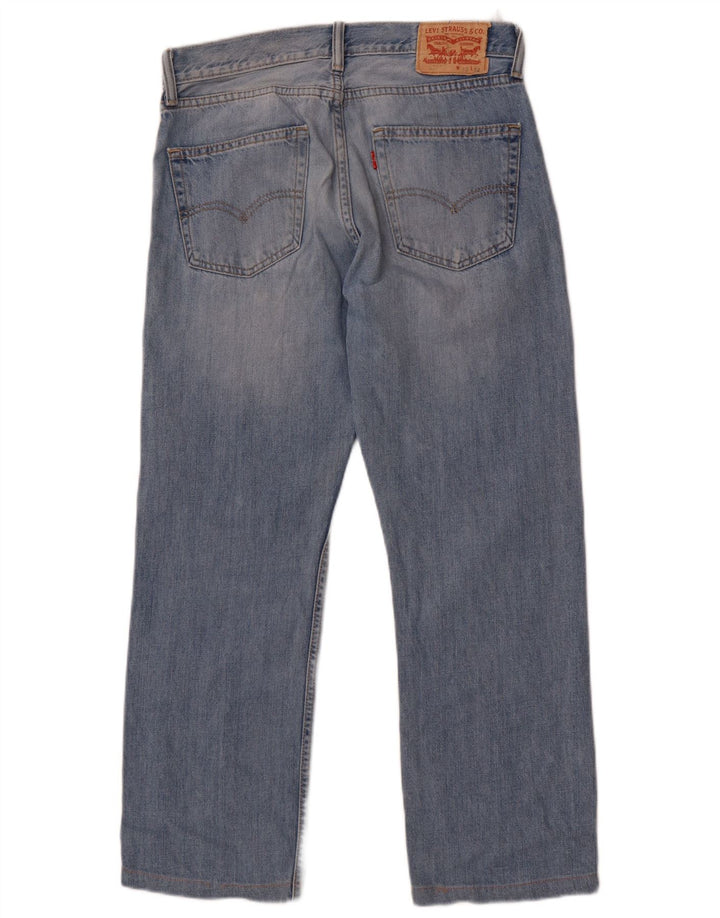 Levi's muške 505 ravne traperice W30 L27 plavi pamuk