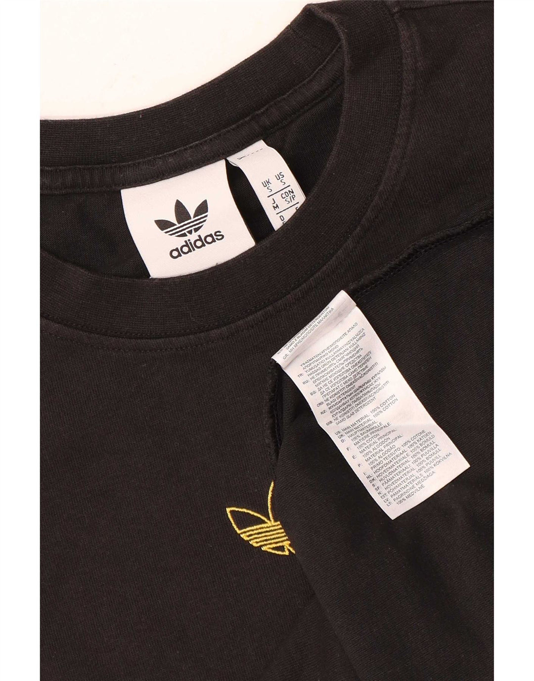 Adidas muška majica kratkih rukava Mala crna pamučna majica
