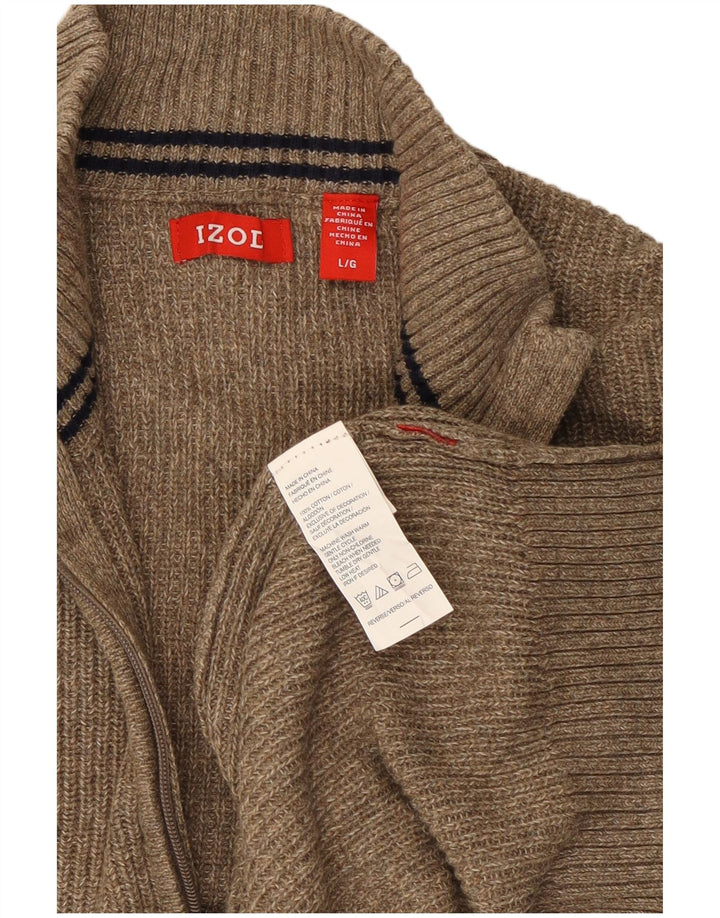 Izod muški džemper s izrezom i velikim zelenim pamukom