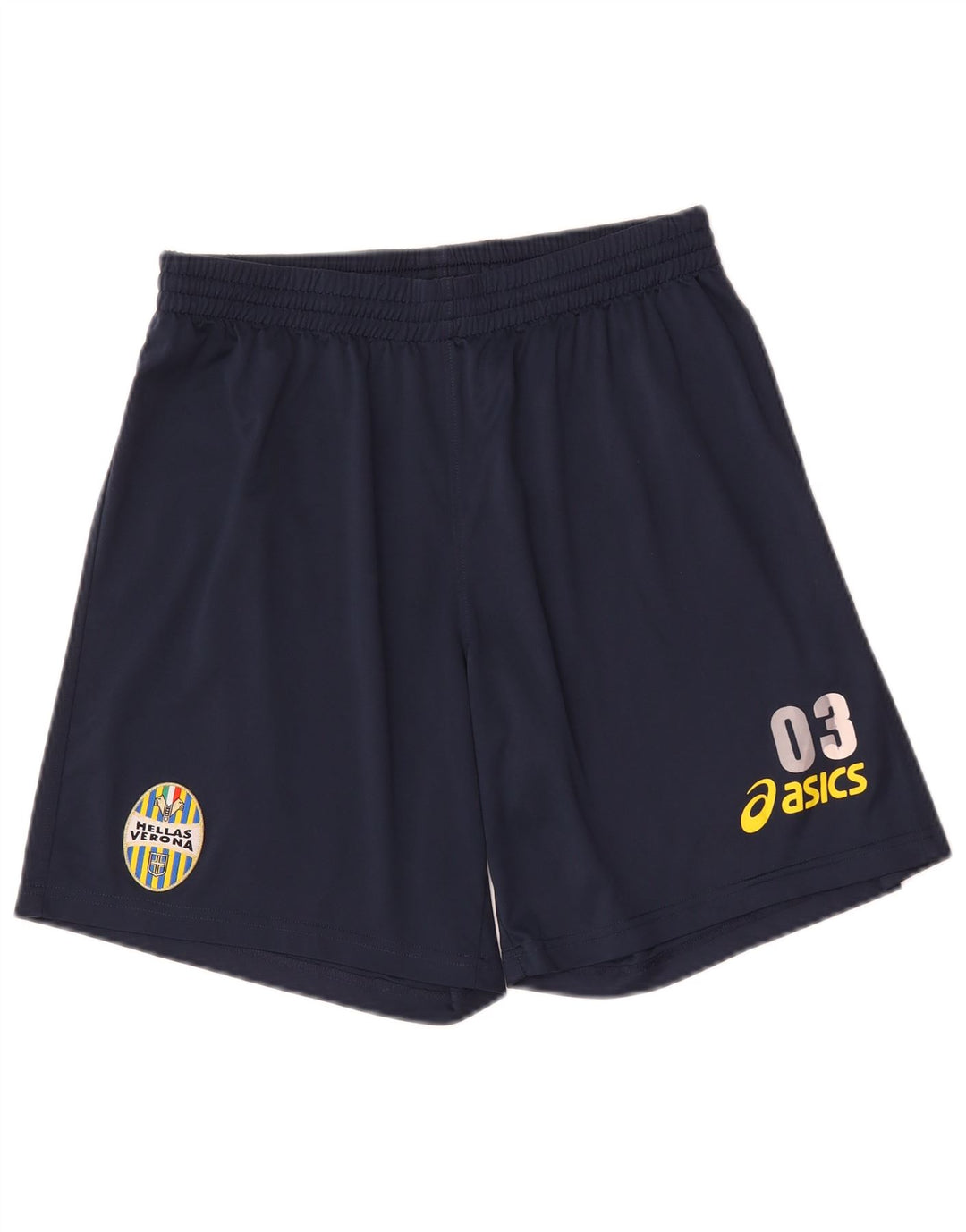 Asics Mens HELLAS VERONA Graphic Sport Shorts Medium tamnoplavi poliester