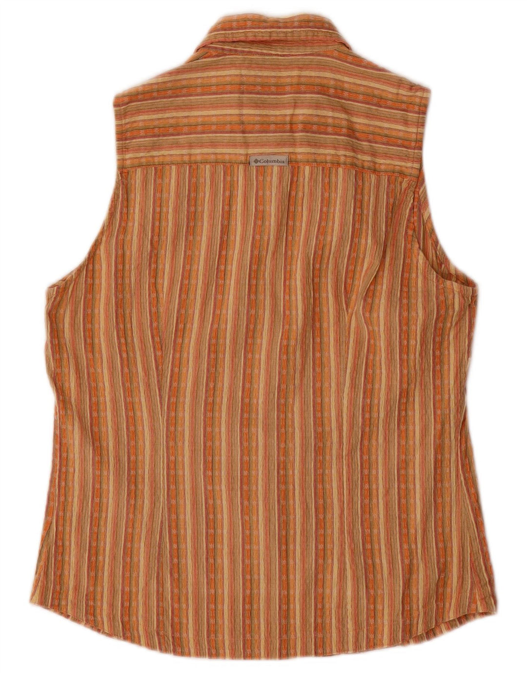 COLUMBIA Ženska košulja bez rukava UK 10 Male raznobojne pruge