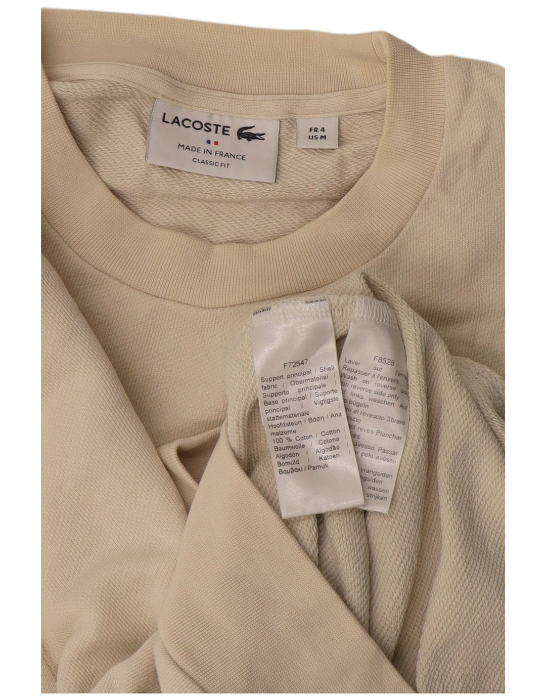Lacoste muška trenirka klasičnog kroja Graphic Classic Fit, veličina 4, srednje bež