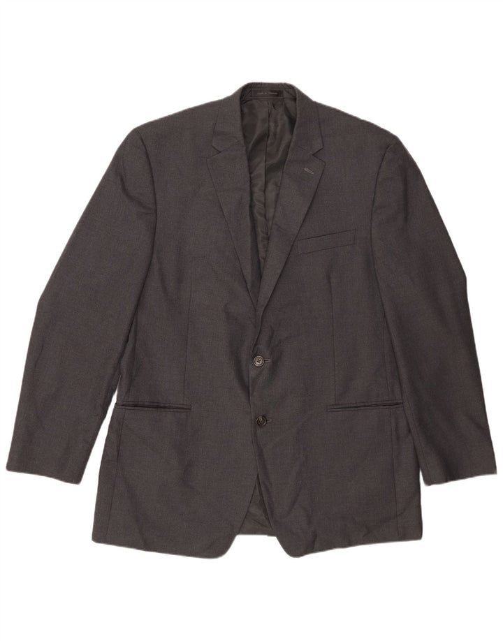 Chaps Muška jakna s 2 gumba UK 44 2XL sivi poliester