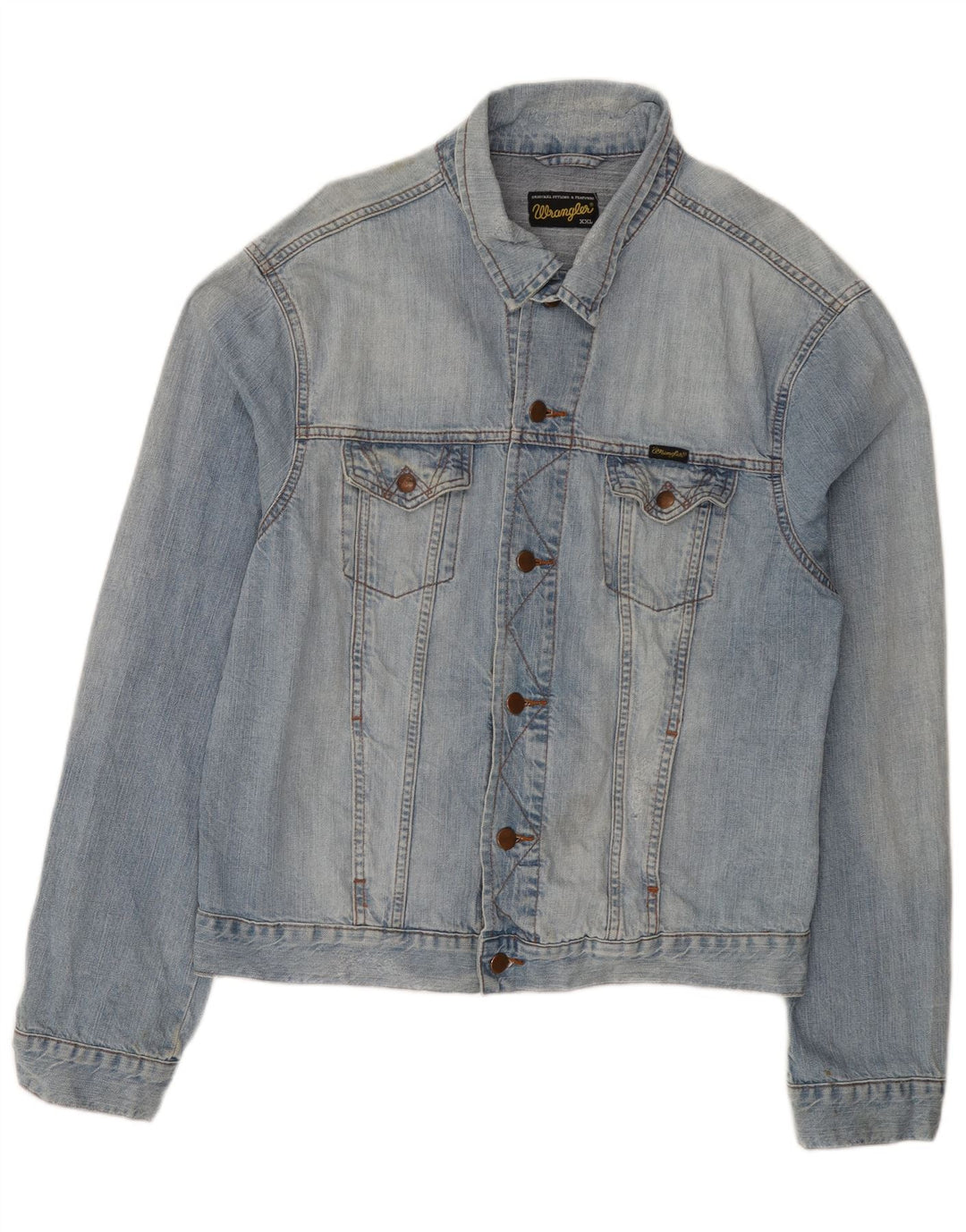 Wrangler muška traper jakna UK 44 2XL plavi pamuk