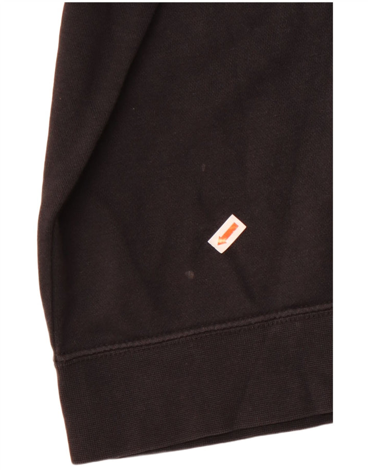 Nike ženska majica prekomjerne veličine UK 10, mali crni pamuk