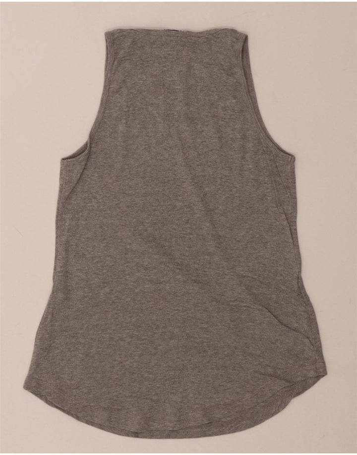 CHAMPION Womens Vest Top UK 12 Medium Grey