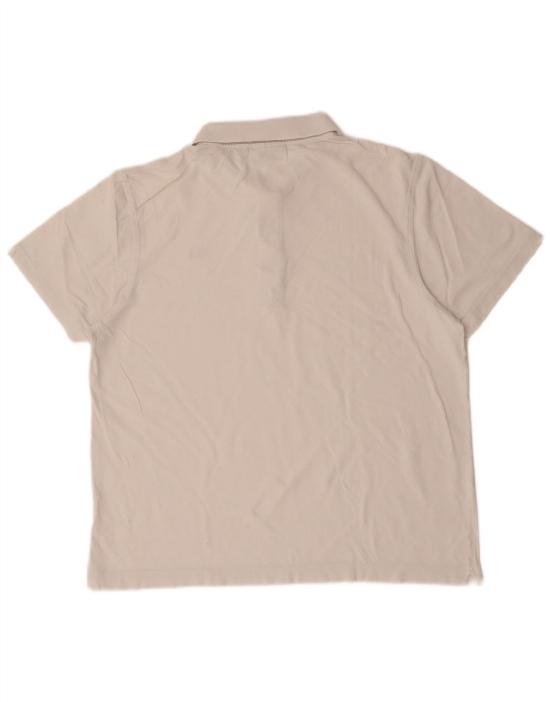 LACOSTE Mens Polo Shirt Size 6 XL White Cotton