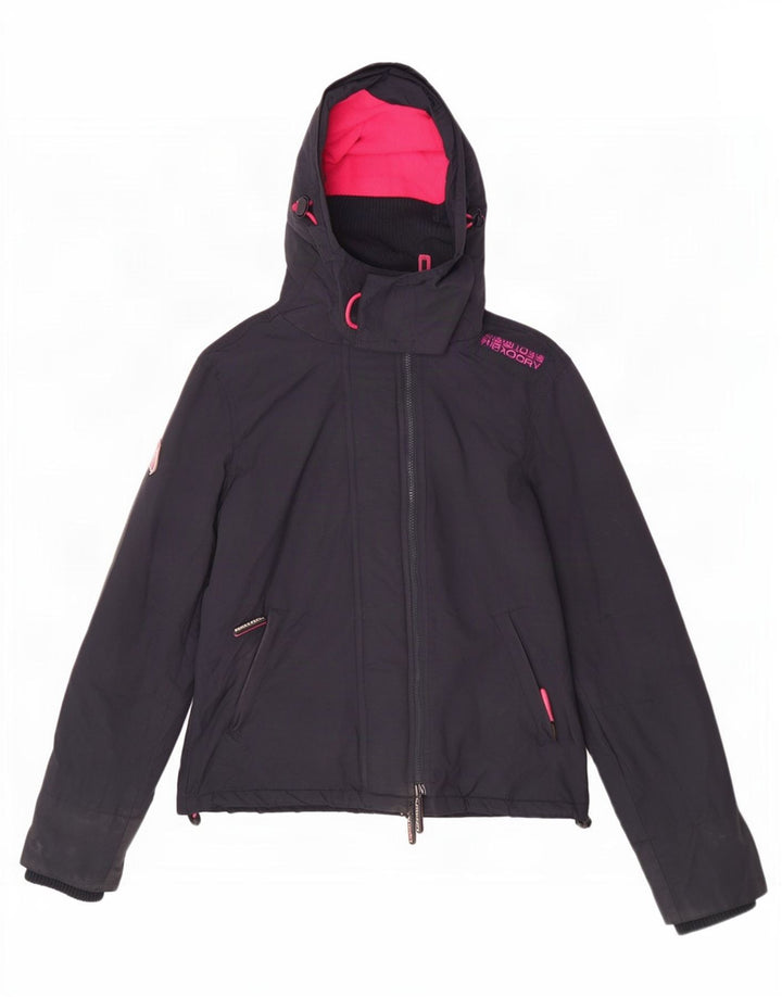 Superdry ženska jakna s vjetrovkom UK 12 srednje tamnoplava