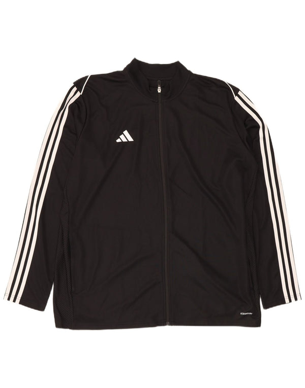ADIDAS muška Aeroready Slim Fit trenirka gornja jakna 2XL crni poliester